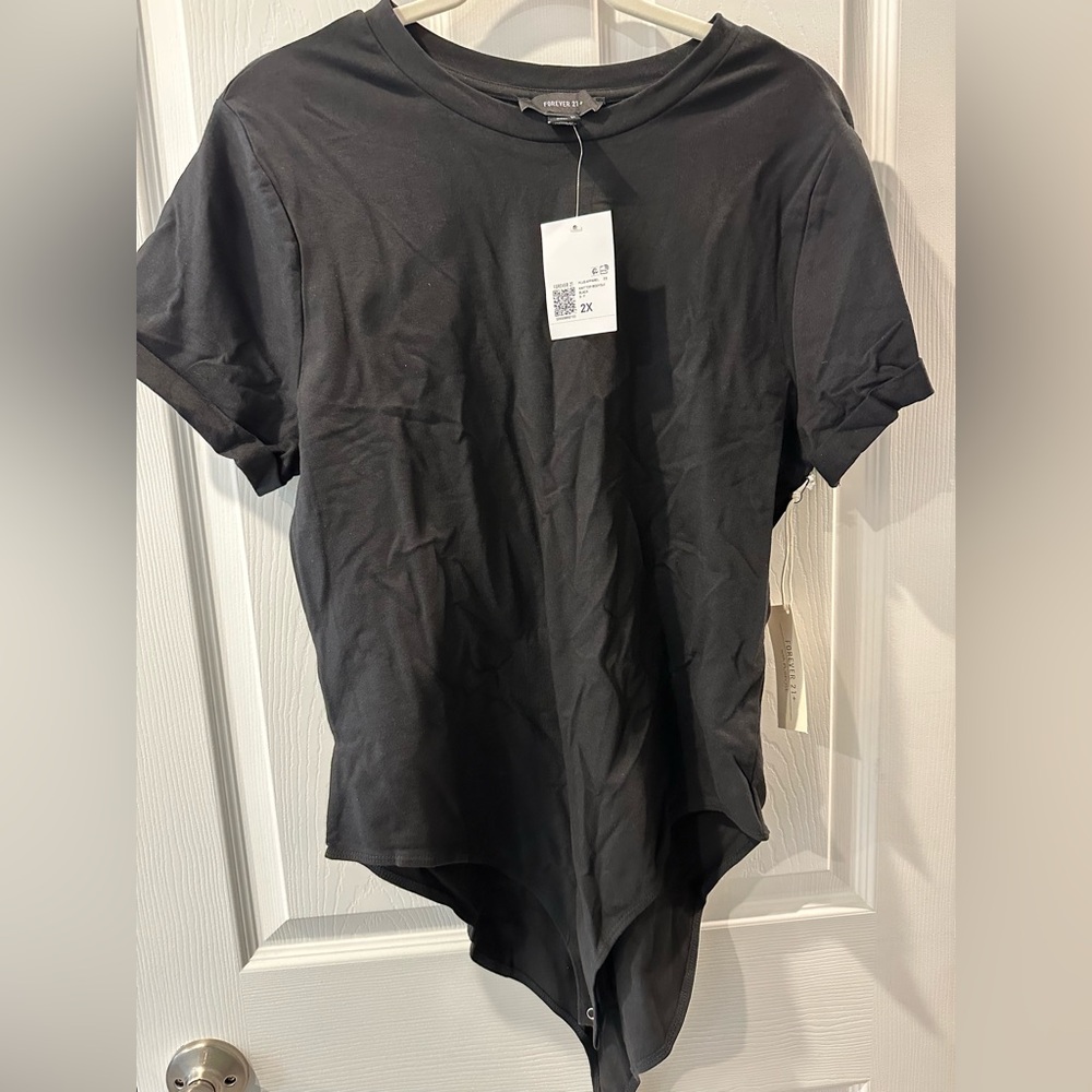 Forever 21 Plus size Black Bodysuit